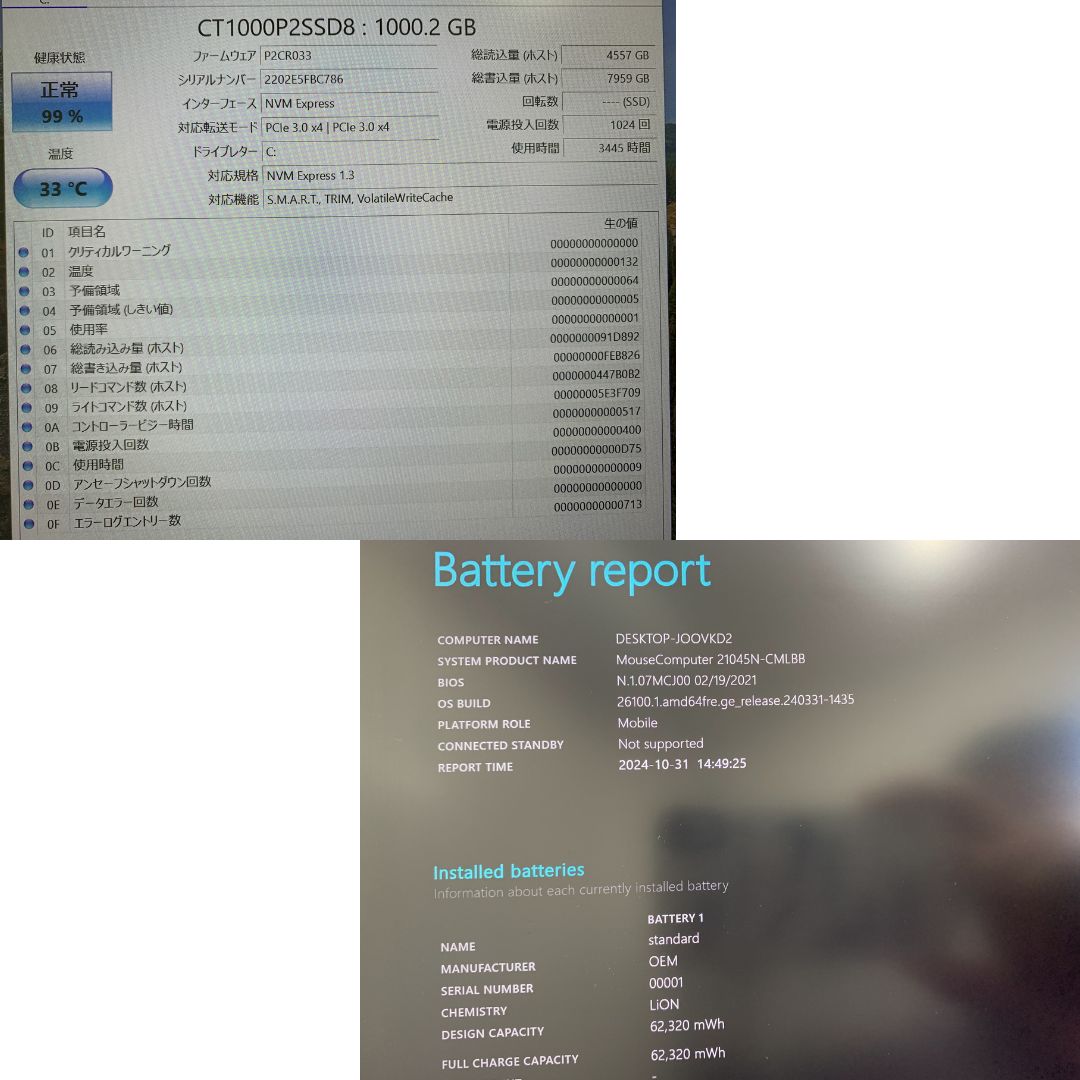 ゲーミングノート DAIV 5N i7 RTX3060 SSD1TB 32GB - メルカリ