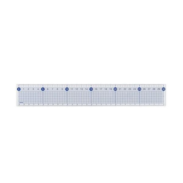 まとめ レイメイ藤井 すべらないカッティング定規 30cm ACJ555 1個 ×30セット