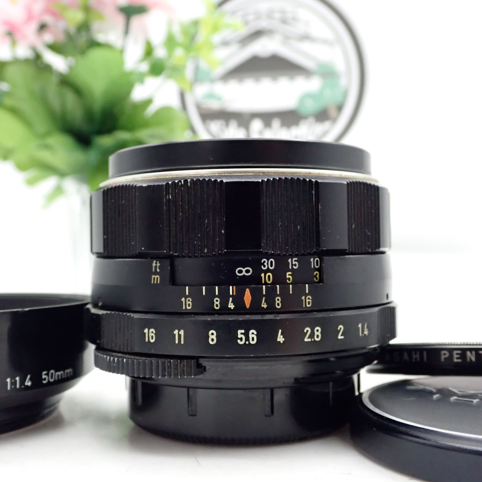良品 ASAHI PENTAX Super Takumar 50mm f1.4 前期型 8枚玉 標準
