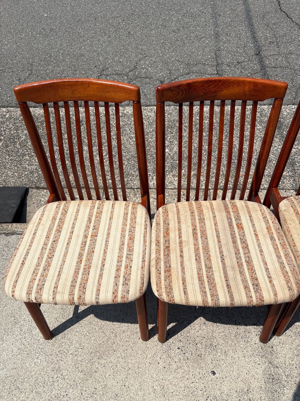 松田家具/アンティーク】ヴィンテージ 四脚セット ビンテージ