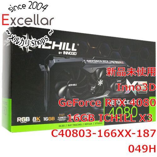 [bn:12] Inno3Dグラボ　GeForce RTX 4080 16GB ICHILL X3 C40803-166XX-187049H　 PCIExp 16GB