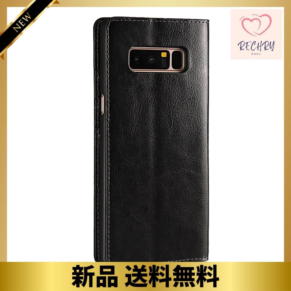 Galaxy Note 8_ブラック Galaxy Note 8 ケース ノート8 手帳型 ...