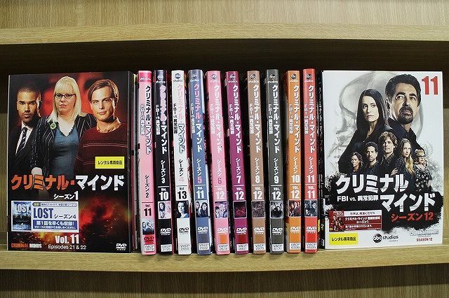 DVD クリミナル・マインド シーズン1〜12 全138巻 ※ケース無し発送