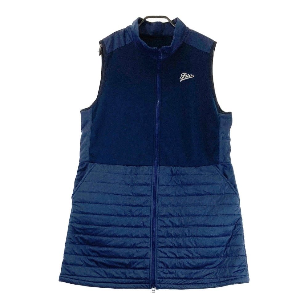 サイズ：4L FILA GOLF フィラゴルフ  裏起毛 中綿ワンピース  ネイビー系 [240101381068] ゴルフウェア レディース ストスト