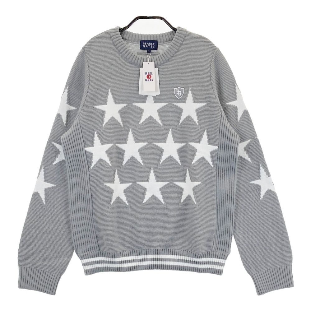 サイズ：2 PEARLY GATES パーリーゲイツ ウール混 ニットセーター