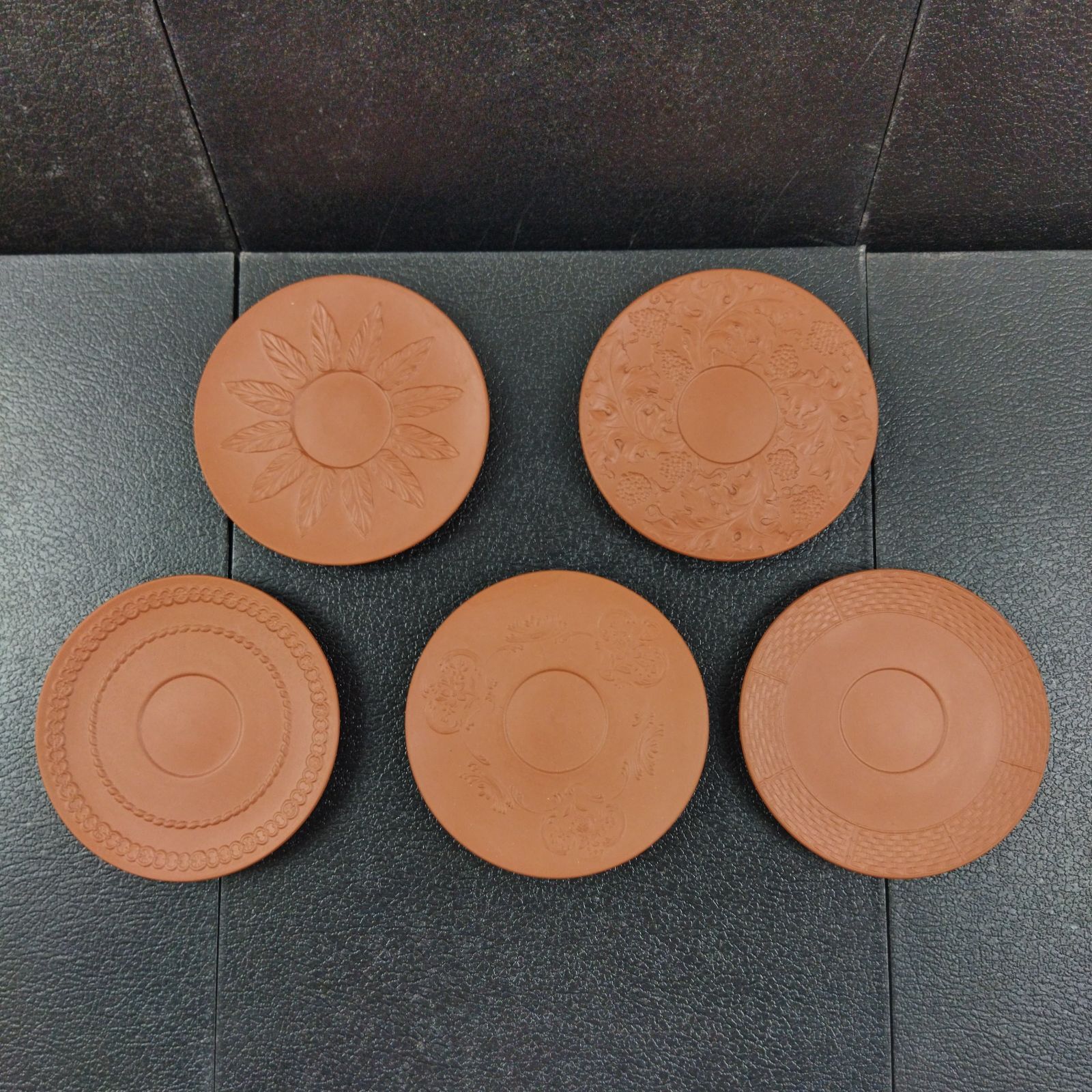 マイセン Meissen 茶器 5客セット 白磁レリーフ 煎茶セット 湯のみ 