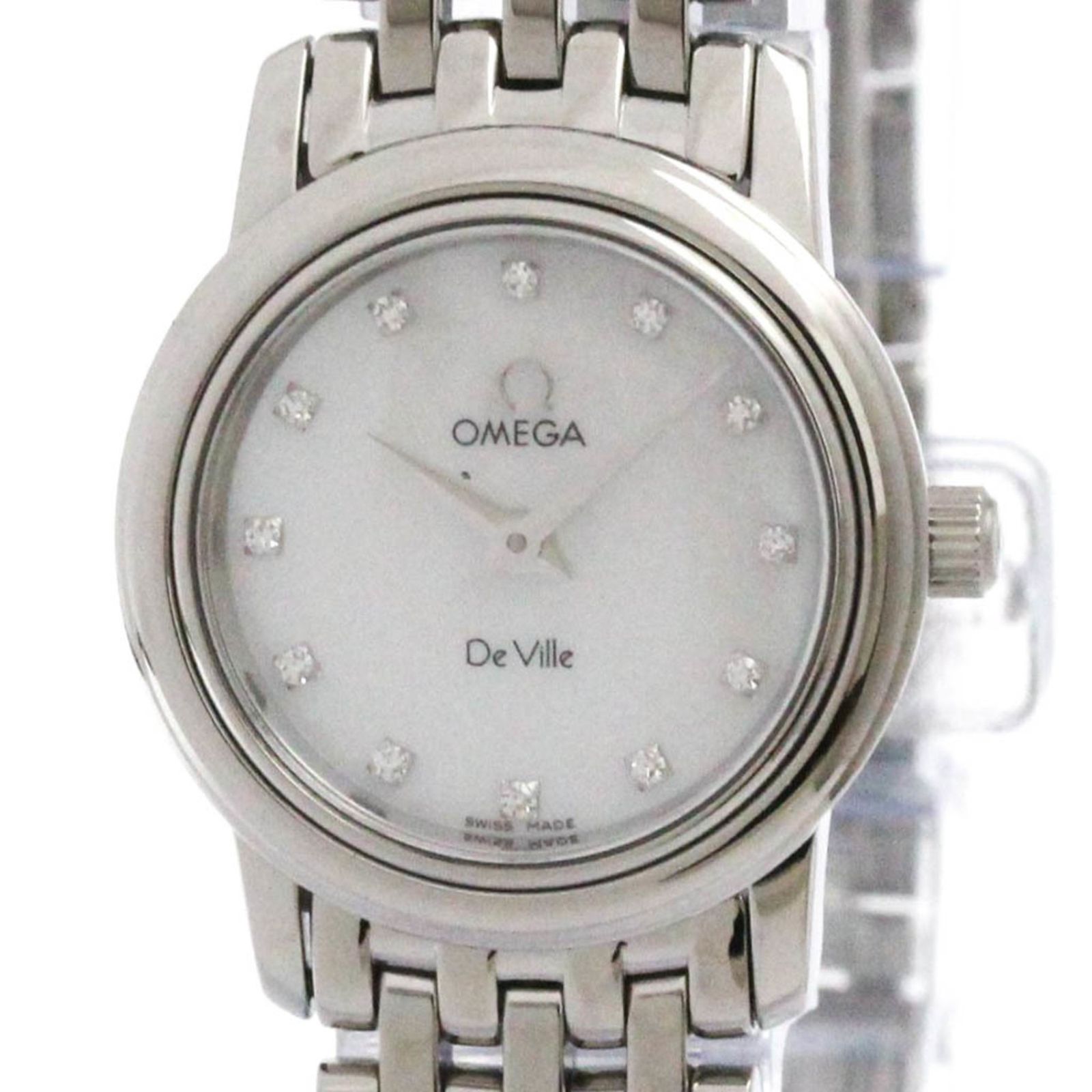 人気モデル　レアサイズ　OMEGA ダイヤモンド入りデヴィルアナログ時計 楽天市場】【ウォッチ】OMEGA オメガ デ ビル プレステージ