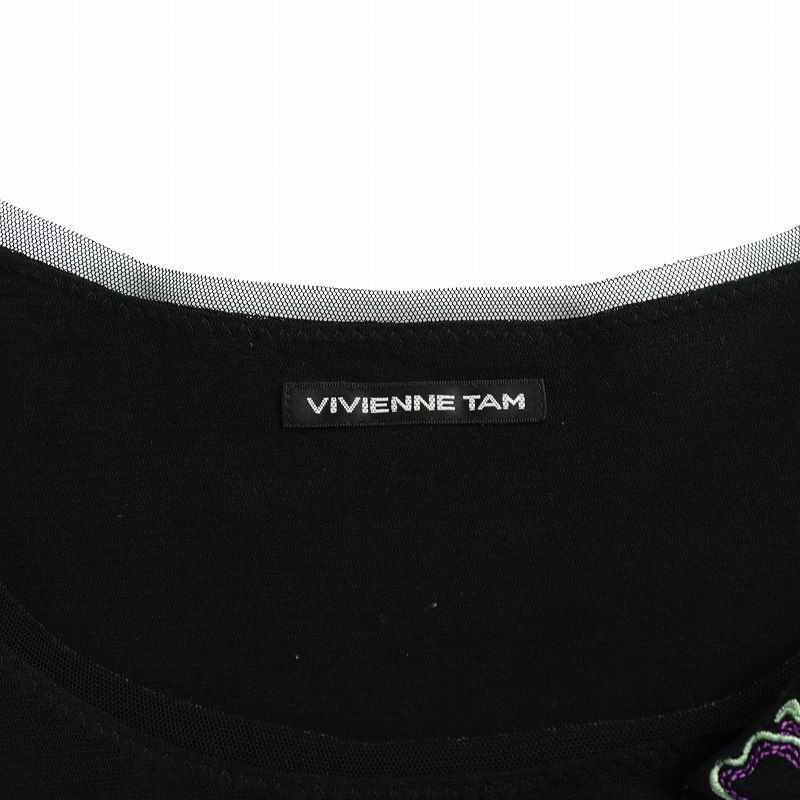 ヴィヴィアンタム VIVIENNE TAM カットソー チュニック ボートネック