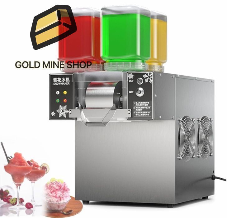 かき氷機 業務用 電動 3秒で氷 混合色製作可能 氷粉砕機 速度調整可能 低騒音 かき氷機 業務用 電動 アイスクラッシャー 3秒で氷が出 単一/混合色