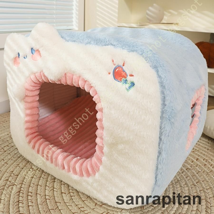 ドーム型 犬 猫 ベッド 猫ハウス ドームハウス マット キャットハウス ペットハウス ペットベッド 冬用 暖かい 折りたたみ ペット マット 丸洗い 猫ハウス STEELWINDOWSANDDOORS_COM