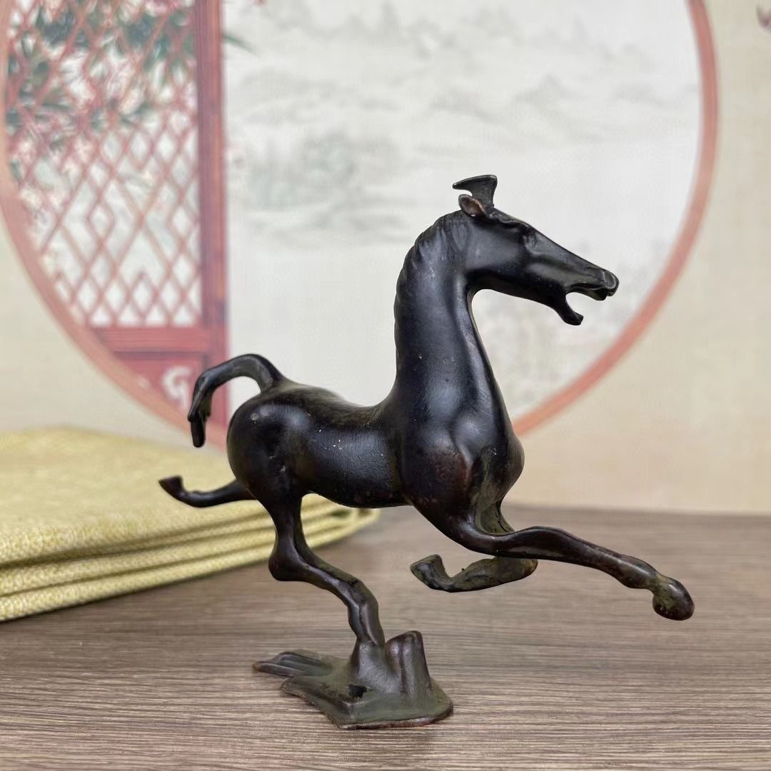 馬 うま 置物 オブジェ 銅 開運 運気アップ 恋愛運 結婚運 対人