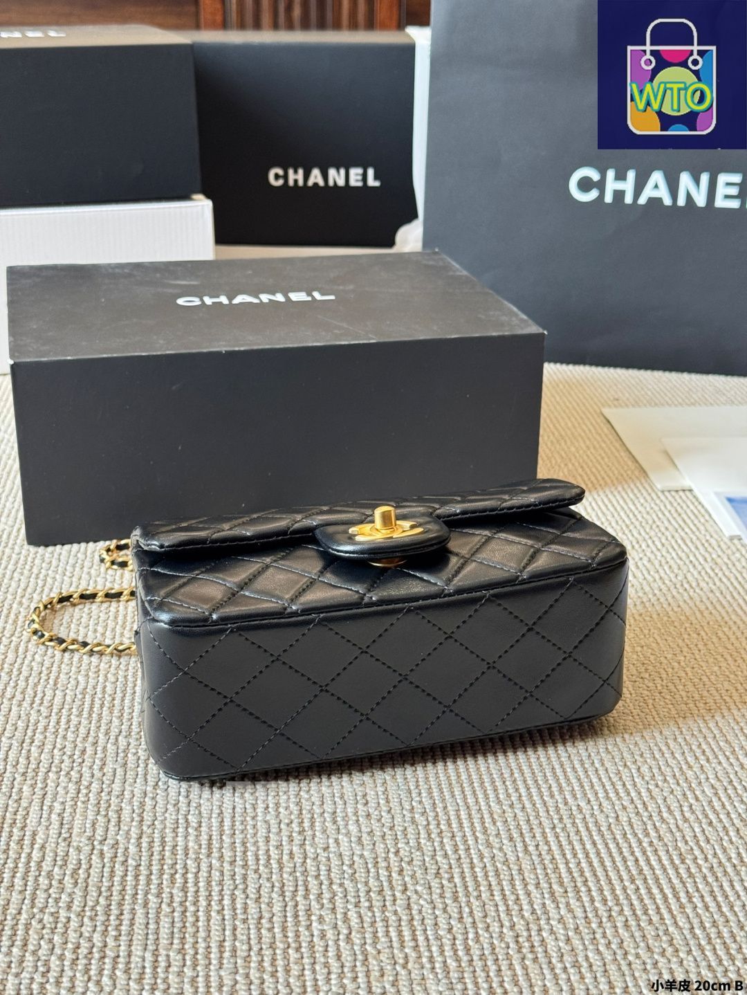 今日 Chanel G en Ball Square Flap Bag 小羊皮バージョン New Arrival -WTO輸入4