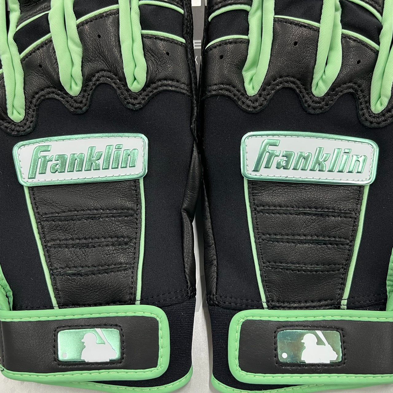  ミントがオシャレ Franklin フランクリン オリジナルオーダーモデル 6 バッティング手袋 バッティンググローブ 野球 ブラック ミント 当店 バッティング用手袋 手袋