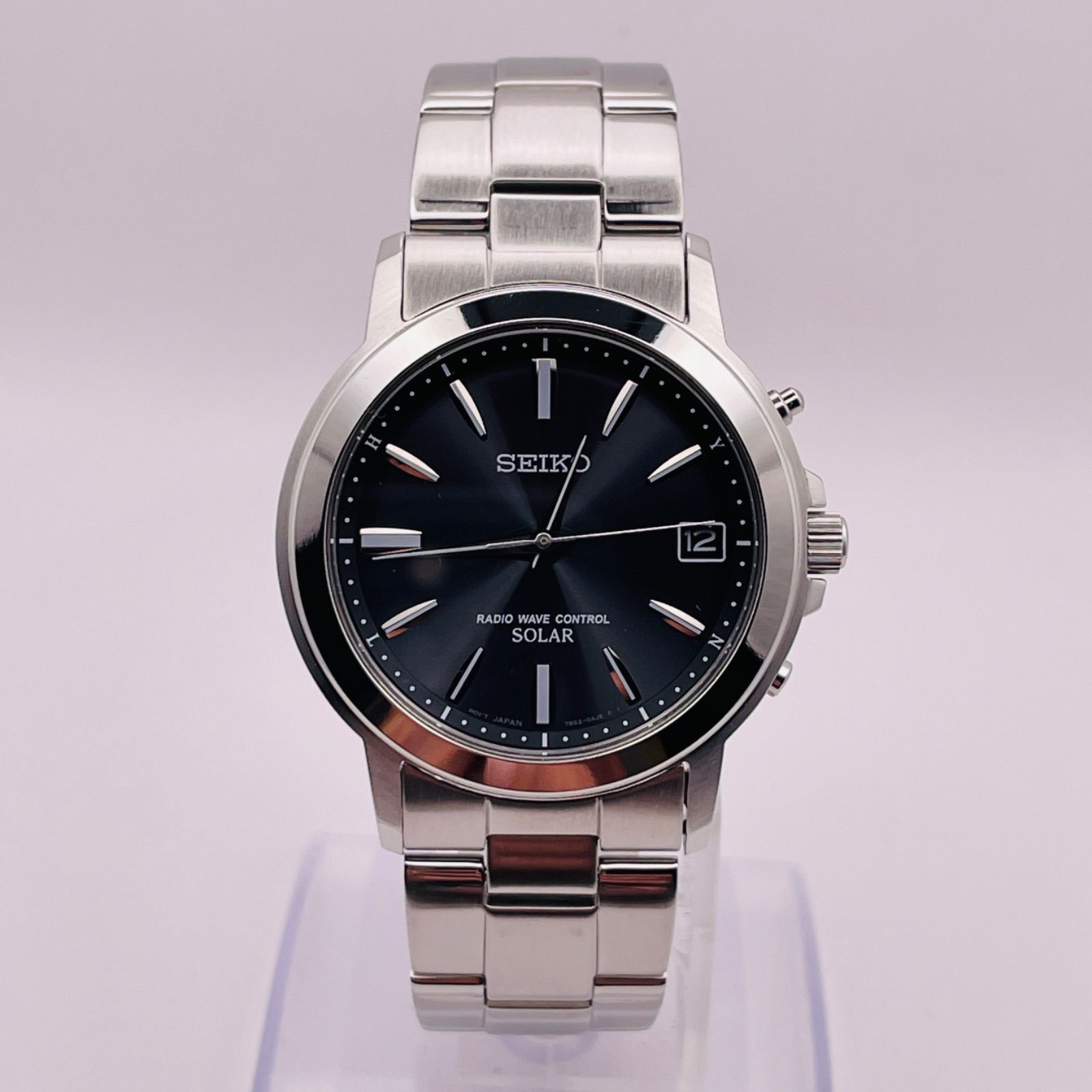 T481）美品 正常稼動 SEIKO セイコー 電波ソーラー SELECTION 