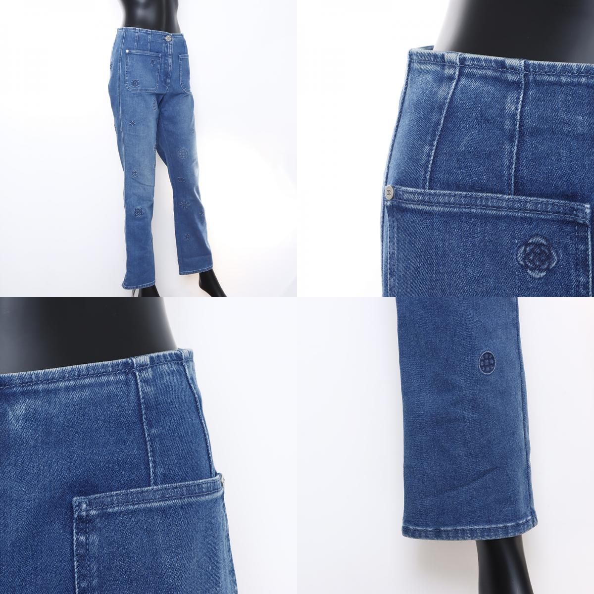CHANEL セット CHANEL シャネル セットアップ デニム ココマーク Size36 - メルカリ