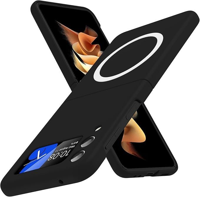 お買い得，お買い得 Galaxy Z Flip4 用 ケース 対応 耐衝撃 薄型 カバー 軽量 Galaxy Z Flip4 専用 ハード ワイヤレス充電対応 レンズ保護 着脱簡単 PC素材 サムスン ギャラクシー Z フリップ5 SC-54D / SCG23 応募券