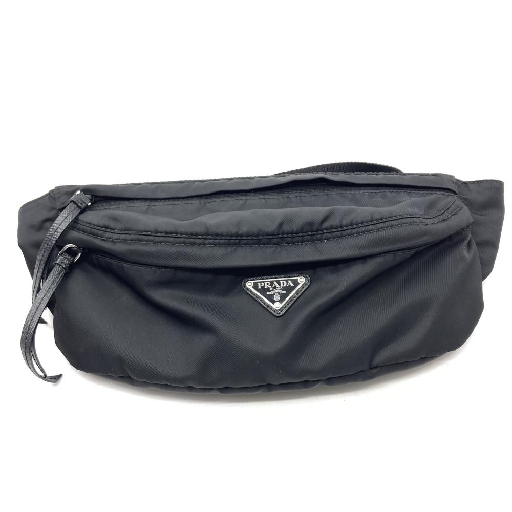 PRADA ウエストバック プラダ ブラック 三角ロゴ 19