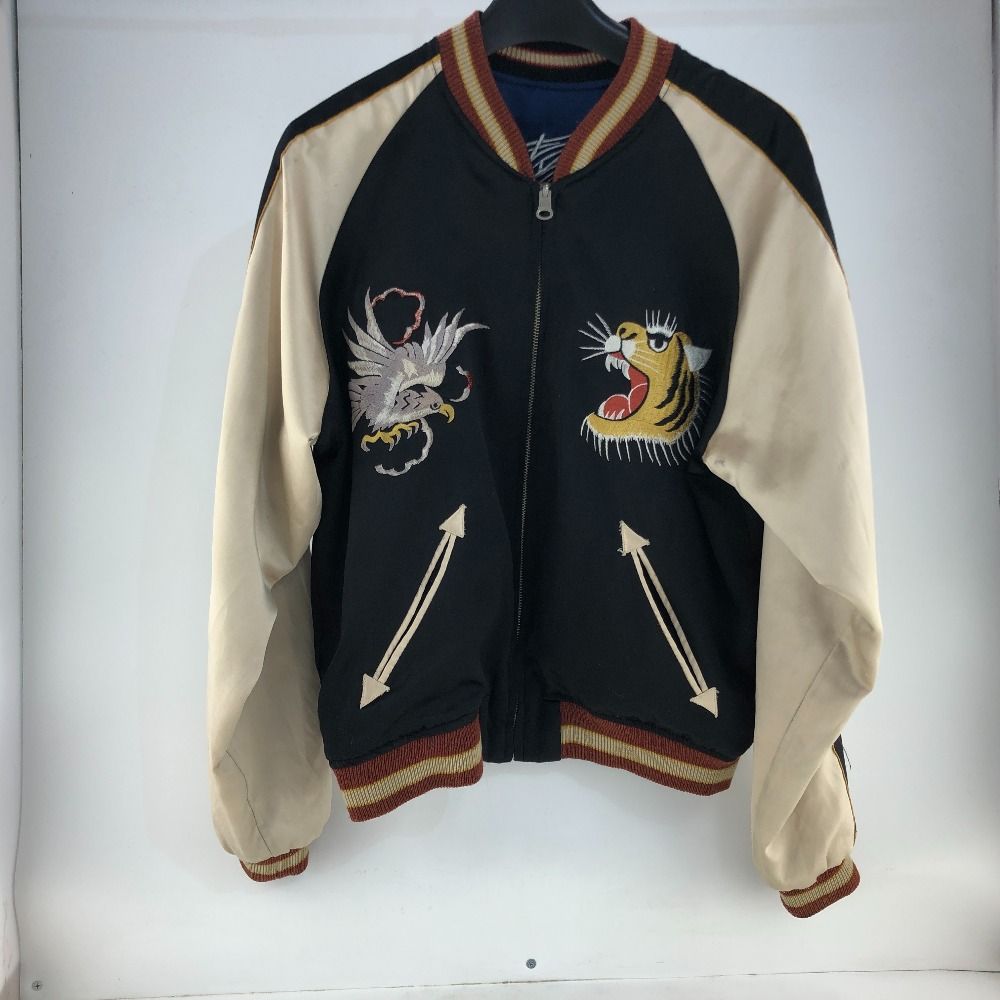 中古　テーラー東洋　リバーシブルスカジャン 02w11752 テーラー東洋 リバーシブルスカジャン ブラック メンズ