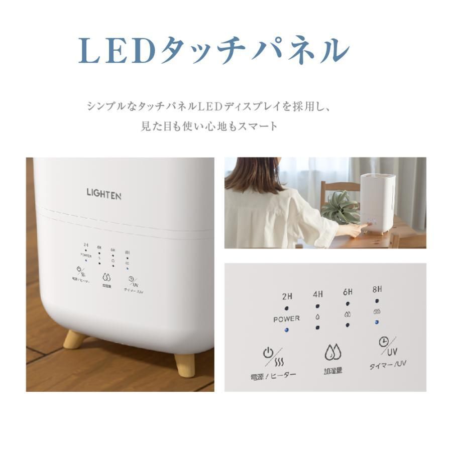 3段階加湿調節