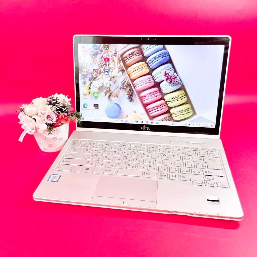 タッチパネル 小型軽量 ️可愛い白ノートパソコン ️薄型カメラ付き ️サクサク快適SSD 在宅ワーク 持ち運びできる13.3インチ CHRISTIANNAURATH_COM_BR