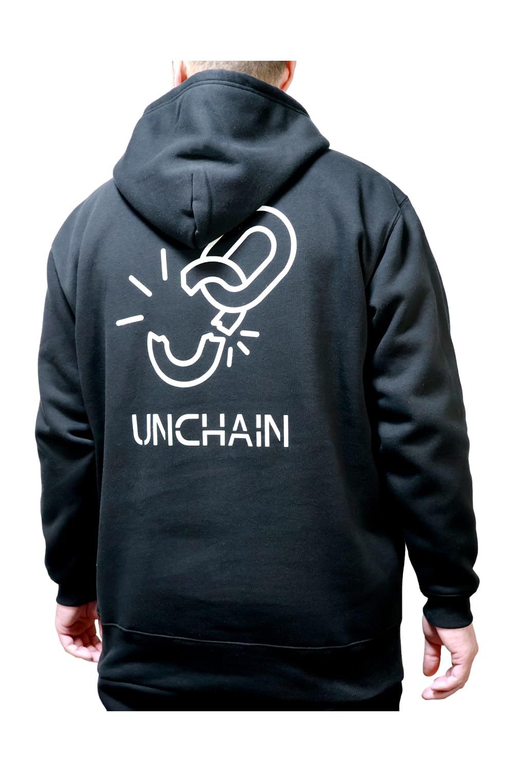 [ＵＮＣＨＡＩＮ] アンチェイン プルオーバーパーカ １０．０オンス 裏起毛 (ＸＬ， ブラック) [ブラック] [XL]