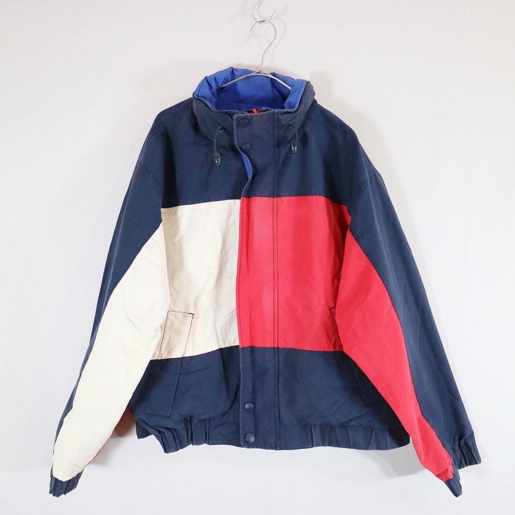 90年代 TOMMY HILFIGER トミーヒルフィガー リバーシブルジャケット