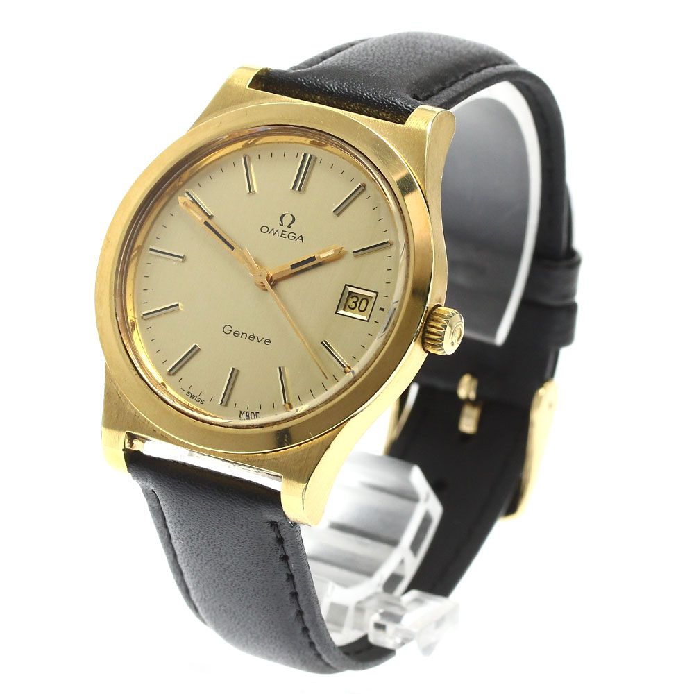 オメガ OMEGA 136 0102 ジュネーブ デイト Cal 1030 手巻き メンズ_914770