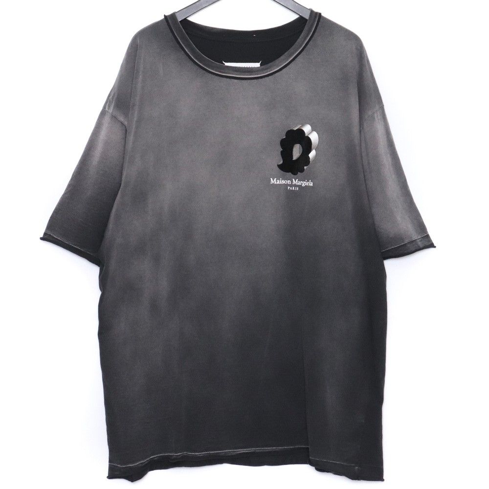 MAISON MARGIELA 22SS オーバーサイズウォッシュドバブルロゴT