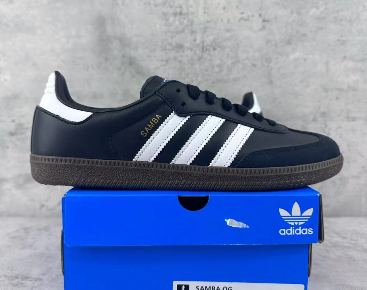 新品 adidasアディダス サンバ Samba OG ブラック White Gum Adidas Originals Samba black