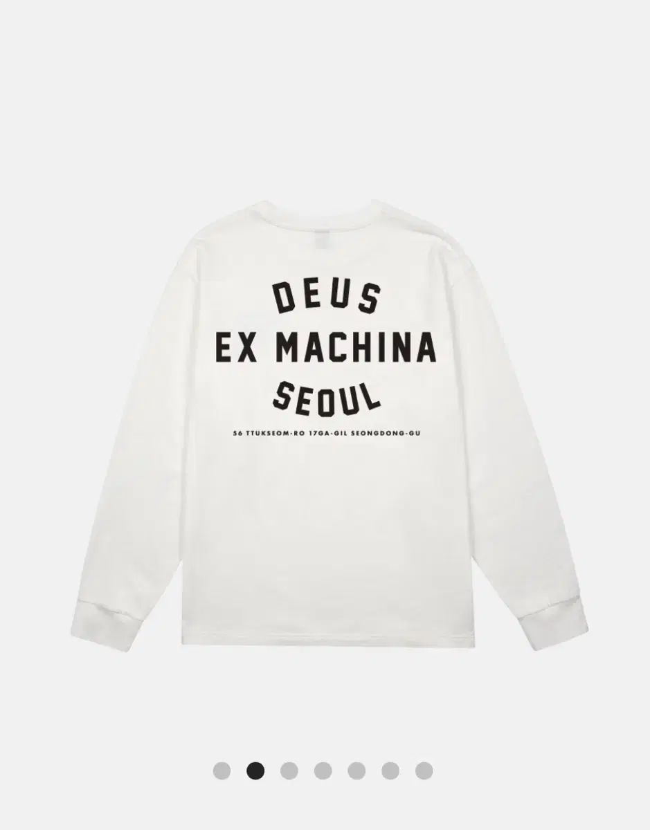 DEUS EX MACHINA ソウル ロングスリーブ 白 M