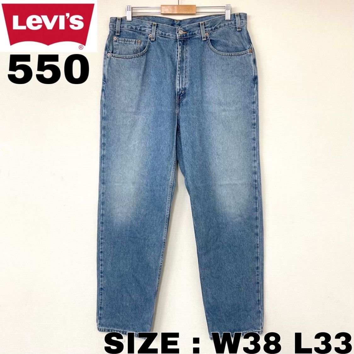 リーバイス Levi's 550 デニム パンツ テーパード 色落ち W38 L33