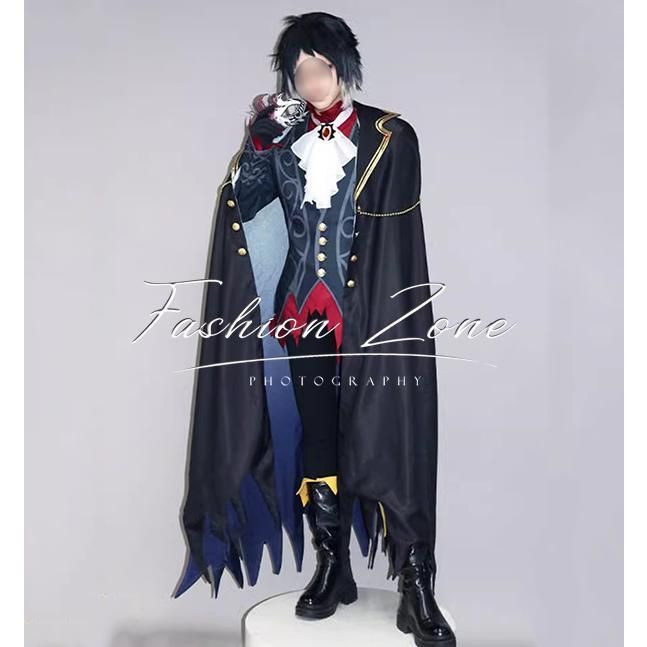 文豪ストレイドッグス 風 芥川龍之介 仮面舞踏会 コスプレ衣装 ウィッグ cosplay ハロウィン仮装 変装