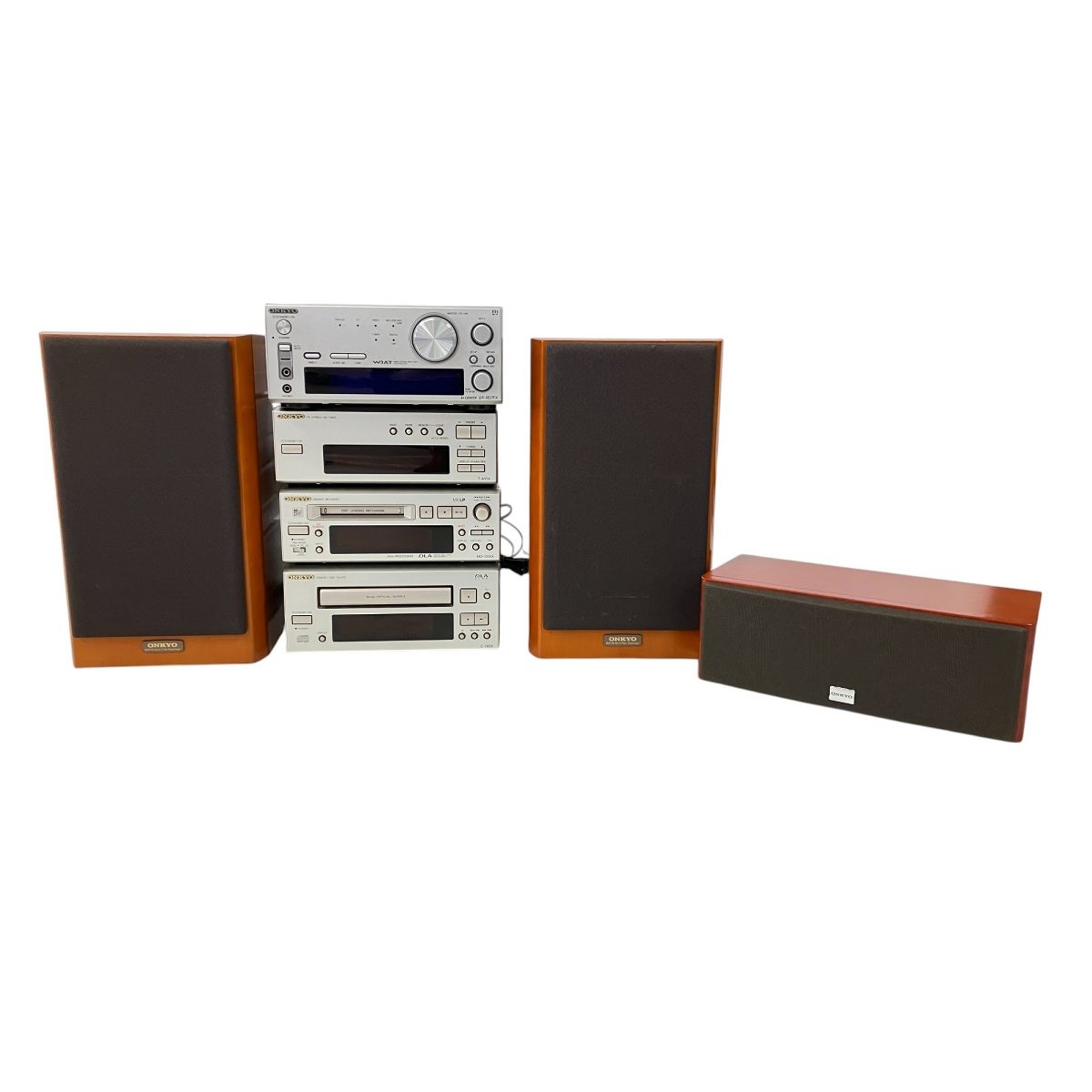 ONKYO INTEC 205 MD-105AX C-705X T-405X SA-907FX D-057FX D-102EX ミニコンポ ジャンク W9947128
