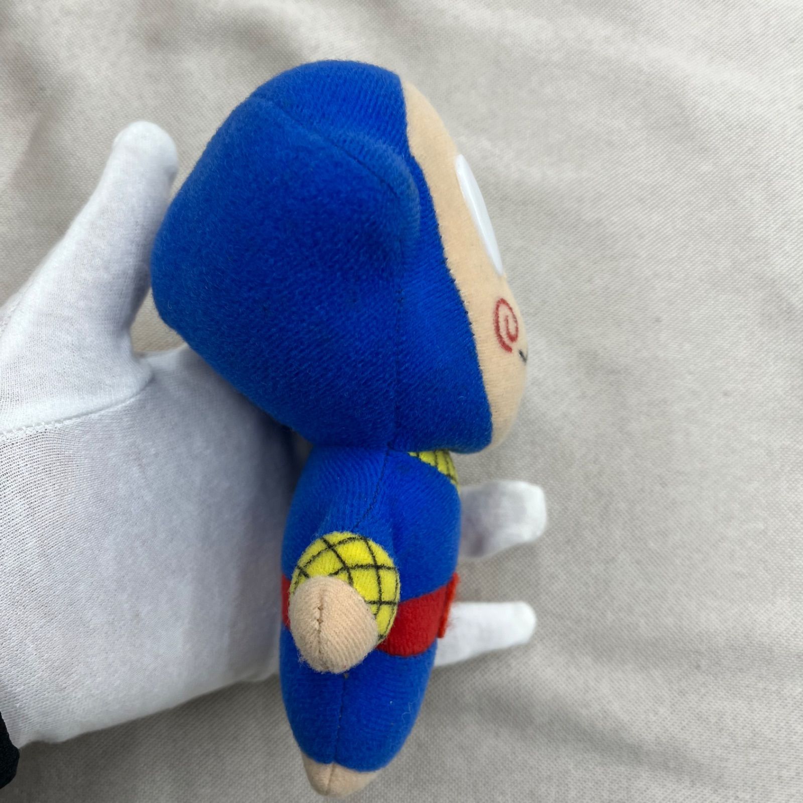 昭和レトロ】忍者ハットリくん ぬいぐるみ 当時物 プライズ 昭和レトロ】忍者ハットリくん ぬいぐるみ 当時物 プライズ
