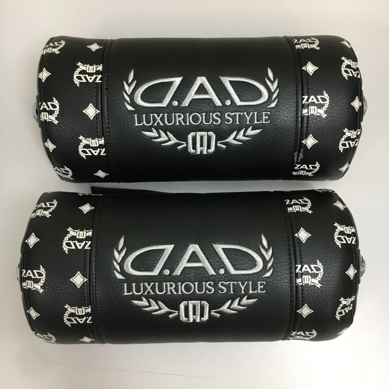 DAD ギャルソン ネックパッド ブラックレザー 2個 中古品
