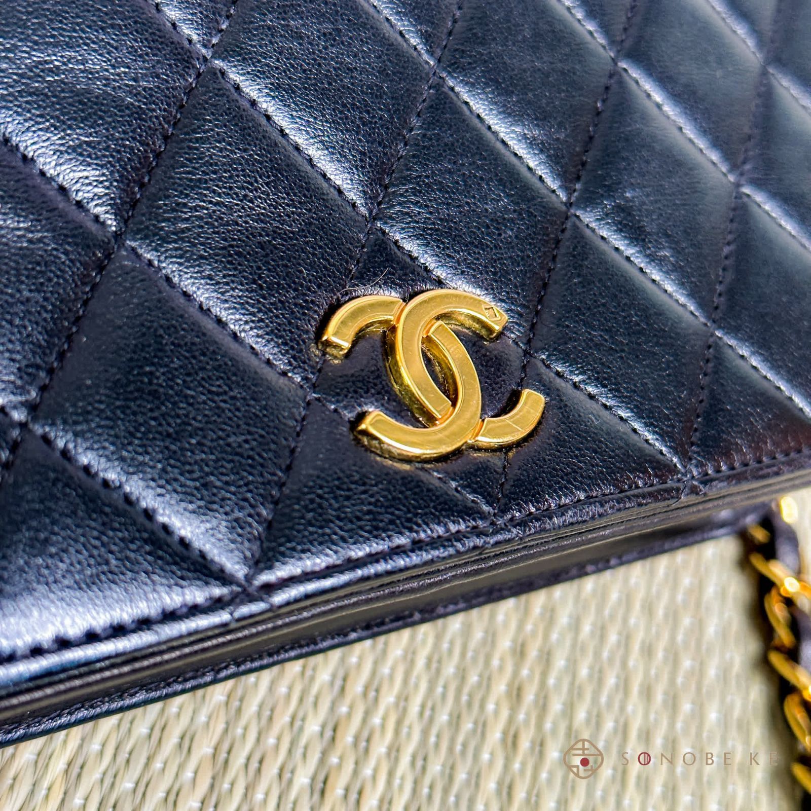 CHANEL/シャネル】マトラッセ シングルフラップ チェーン