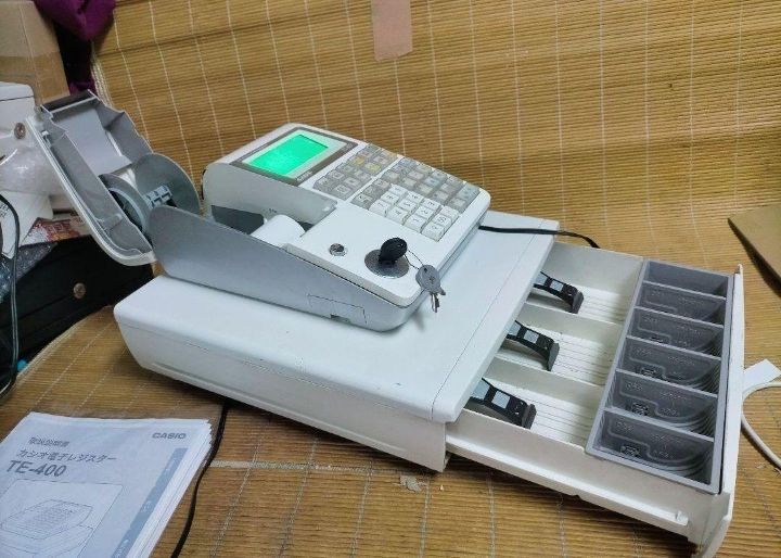 カシオレジスター TE-400 フル設定無料 美品PC連携売上管理 カシオレジスター TE-400 フル設定無料 美品PC連携売上管理