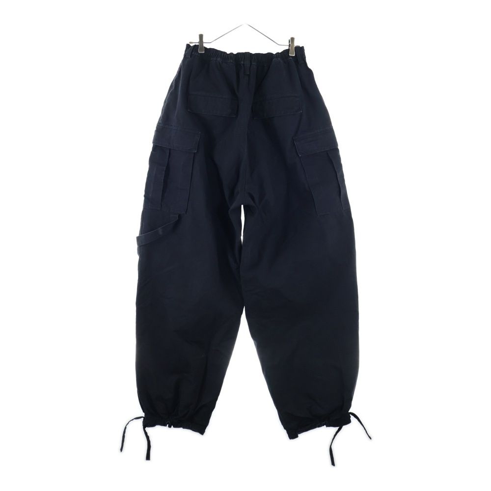 バレンシアガ 23 SS ドローストリング ワイドカーゴパンツ ブラック 698940