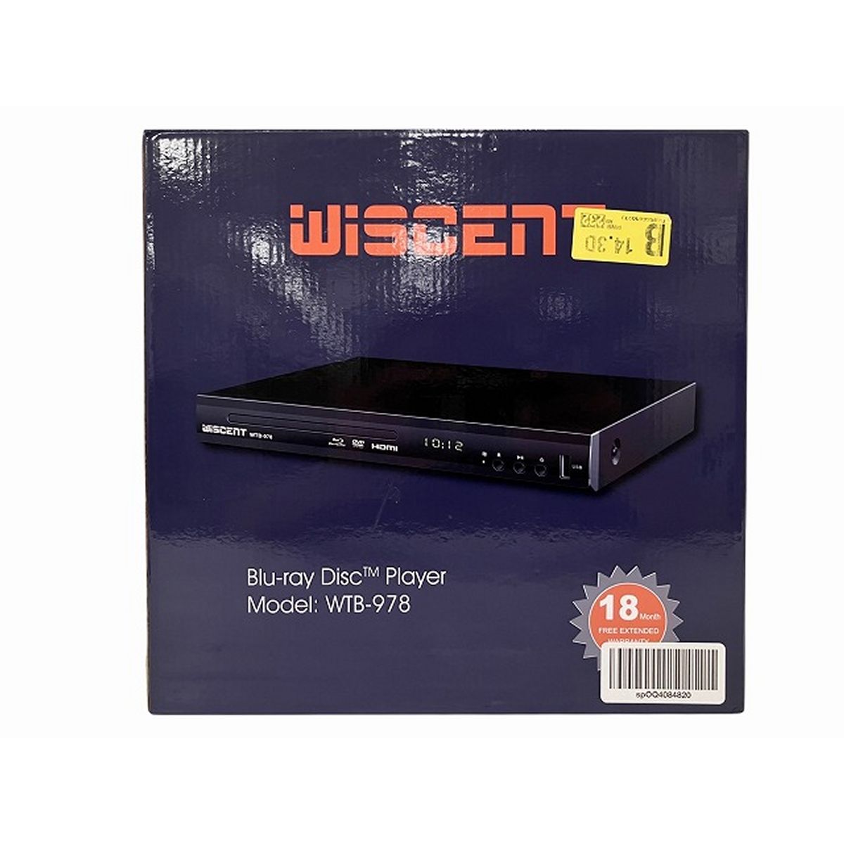 WISCENT WTB-978 ブルーレイ ディスク プレイヤー 家電 中古