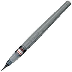 （まとめ）ぺんてる 筆ペン XFP5F 極細顔料【×10セット】