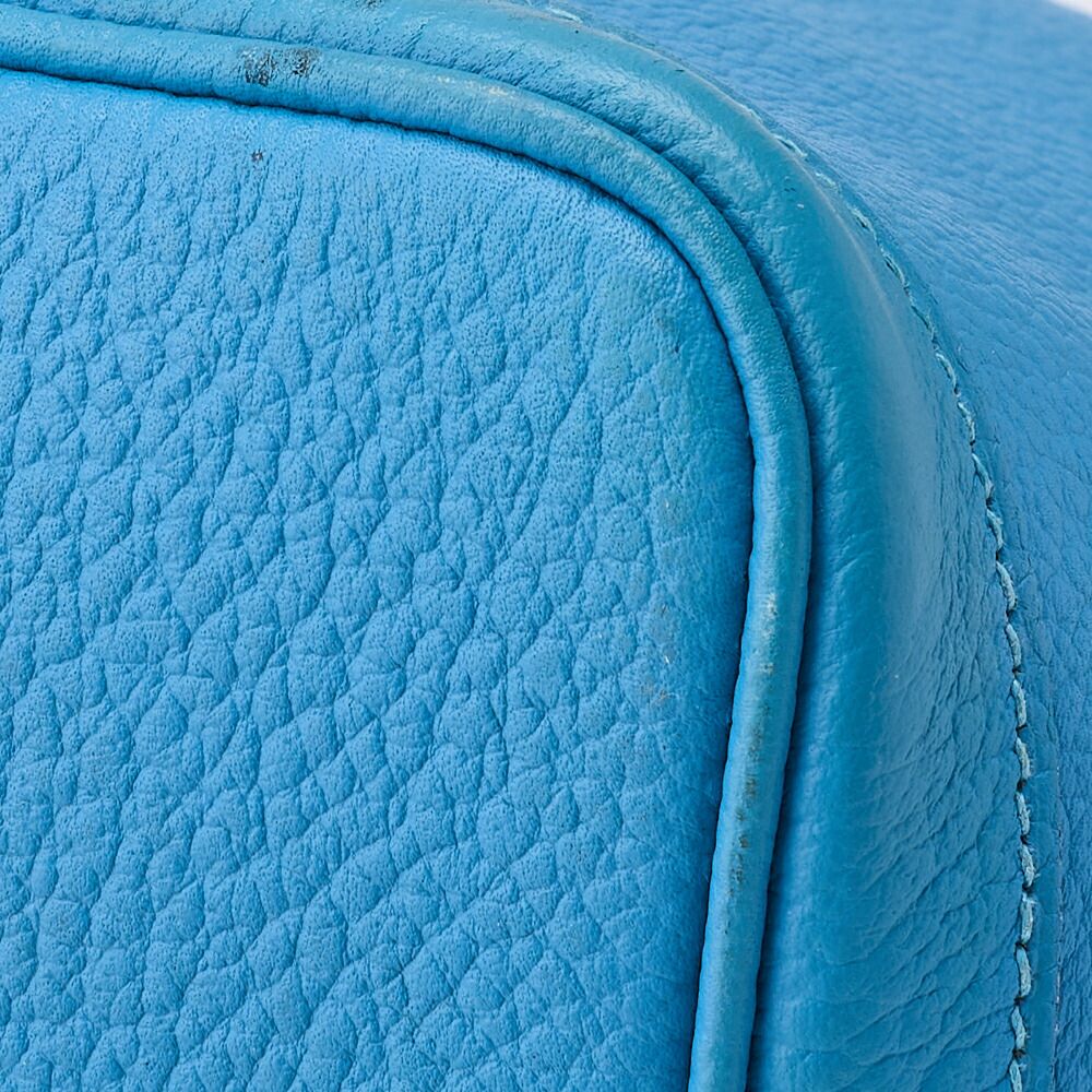 HERMES エルメス ガーデンパーティPM トートバッグネゴンダ ブルー 