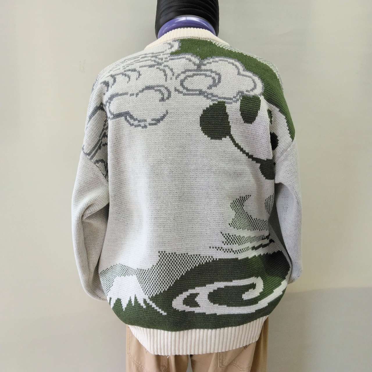パンディエスタ セーター 風神雷神刺繍 Lサイズ - メルカリ