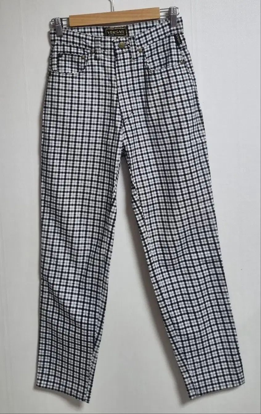 24 ヴェルサーチェ ジーン CHECK パンツ