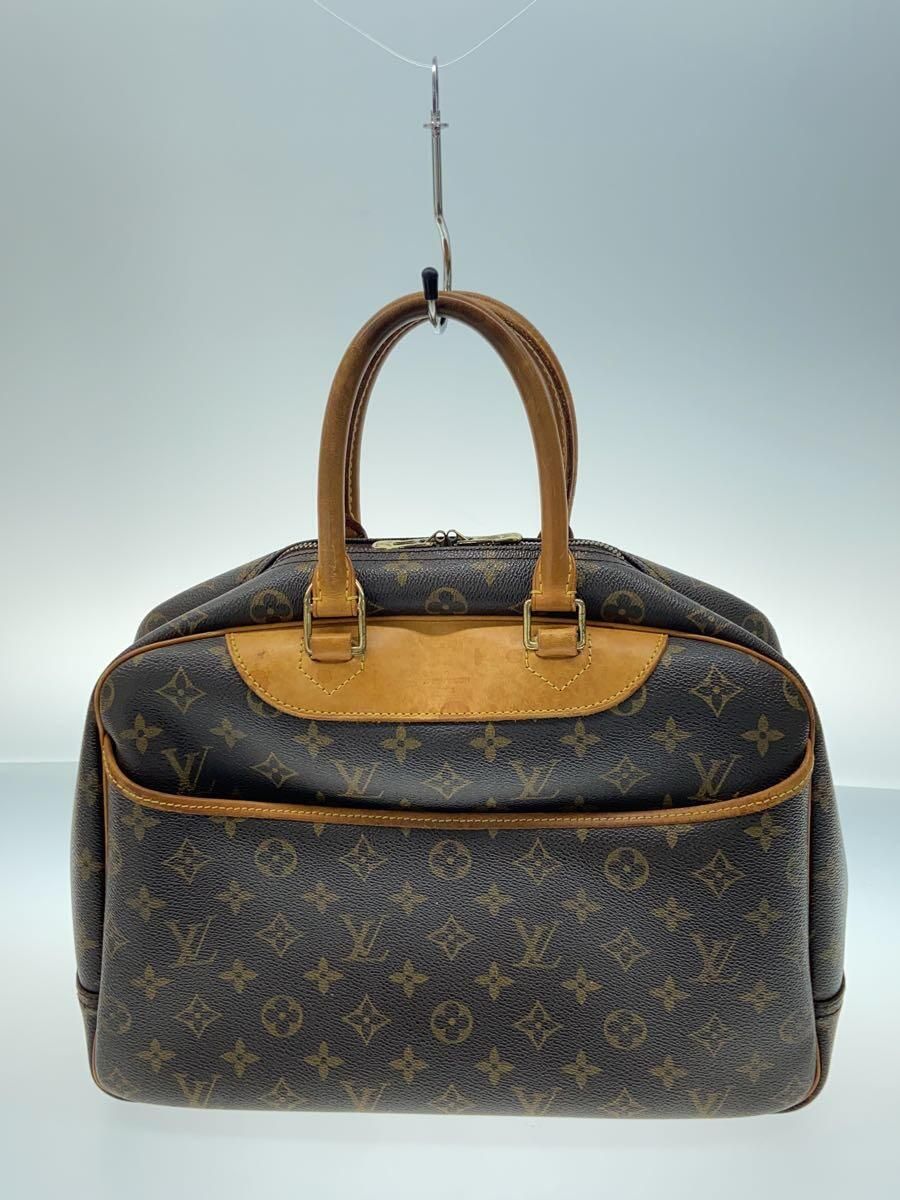 LOUIS VUITTON 2)ボーリング・ヴァニティ(ドーヴィル)_モノグラム・キャンバス_BRW PVC ブラウン 総柄 - メルカリ