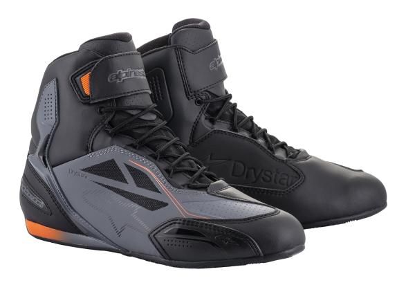 【新品・2営業日で発送】ALPINESTAR アルパインスターズ 【必ず購入前に仕様をご確認下さい】FASTER 3 DRYSTAR SHOE 1244 BLACK COOL GREY ORANGE FLUO 10／27.5cm
