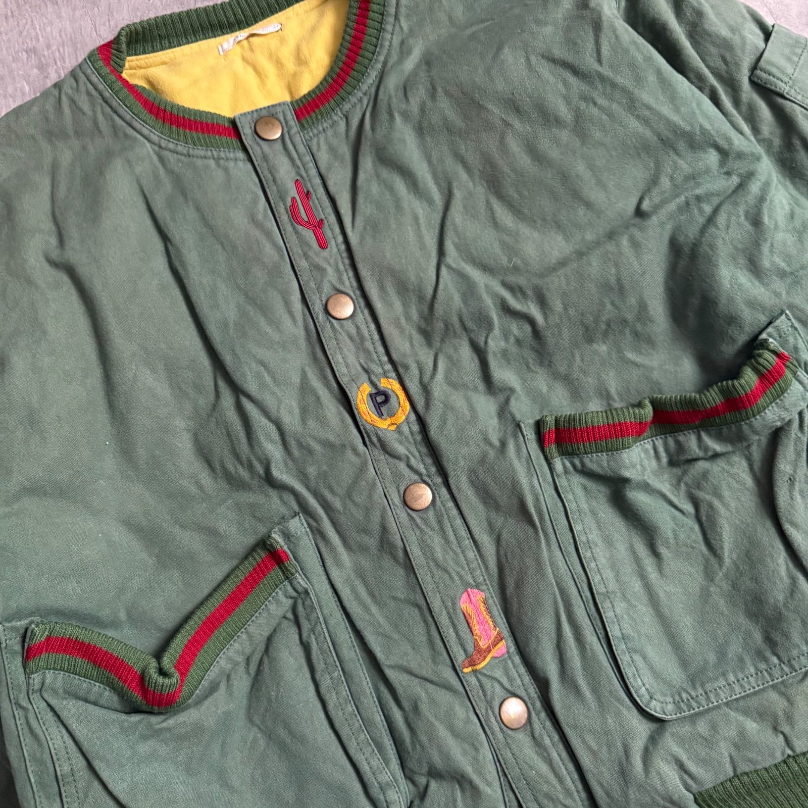 80s 90s ヴィンテージ PERSON'S レトロブルゾン バックプリント