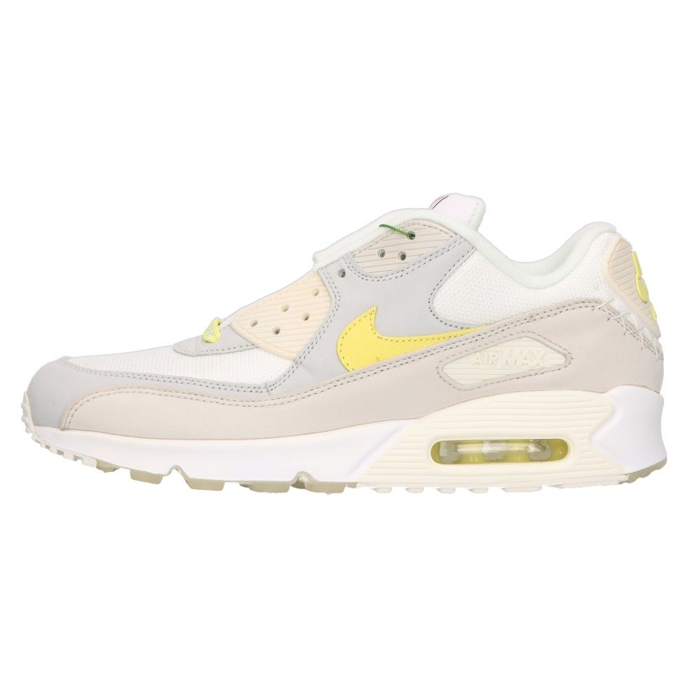 NIKE (ナイキ) AIR MAX 90 SIDE-A エアマックス サイド-A ローカットスニーカー CI6394-100 ホワイト レモンフロスト US8.5/26.5cm