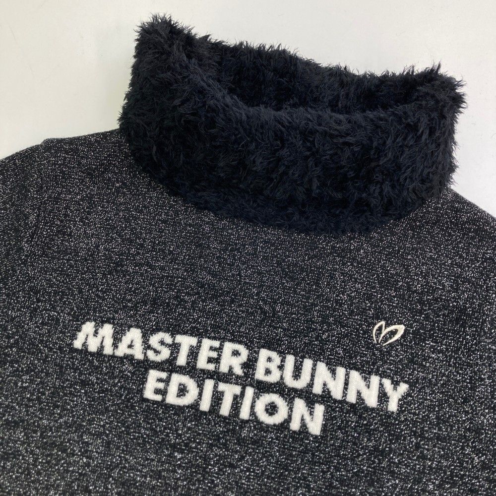 黒L 入手困難完売品ラフロッグキルティングモックネック