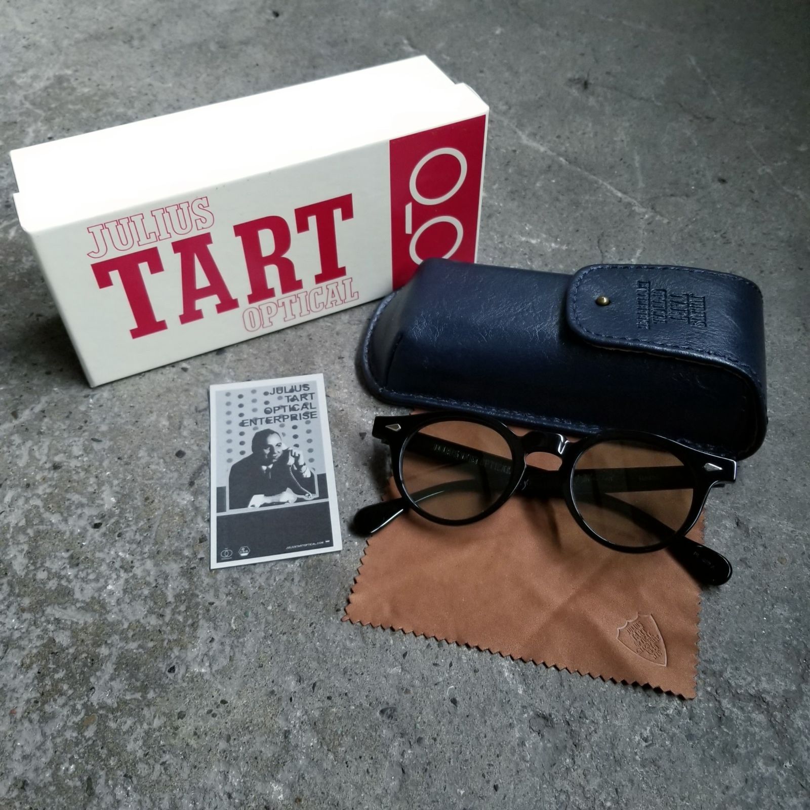 JULIUS TART OPTICAL HAROLD 45 BLACK ジュリアスタートオプティカル 