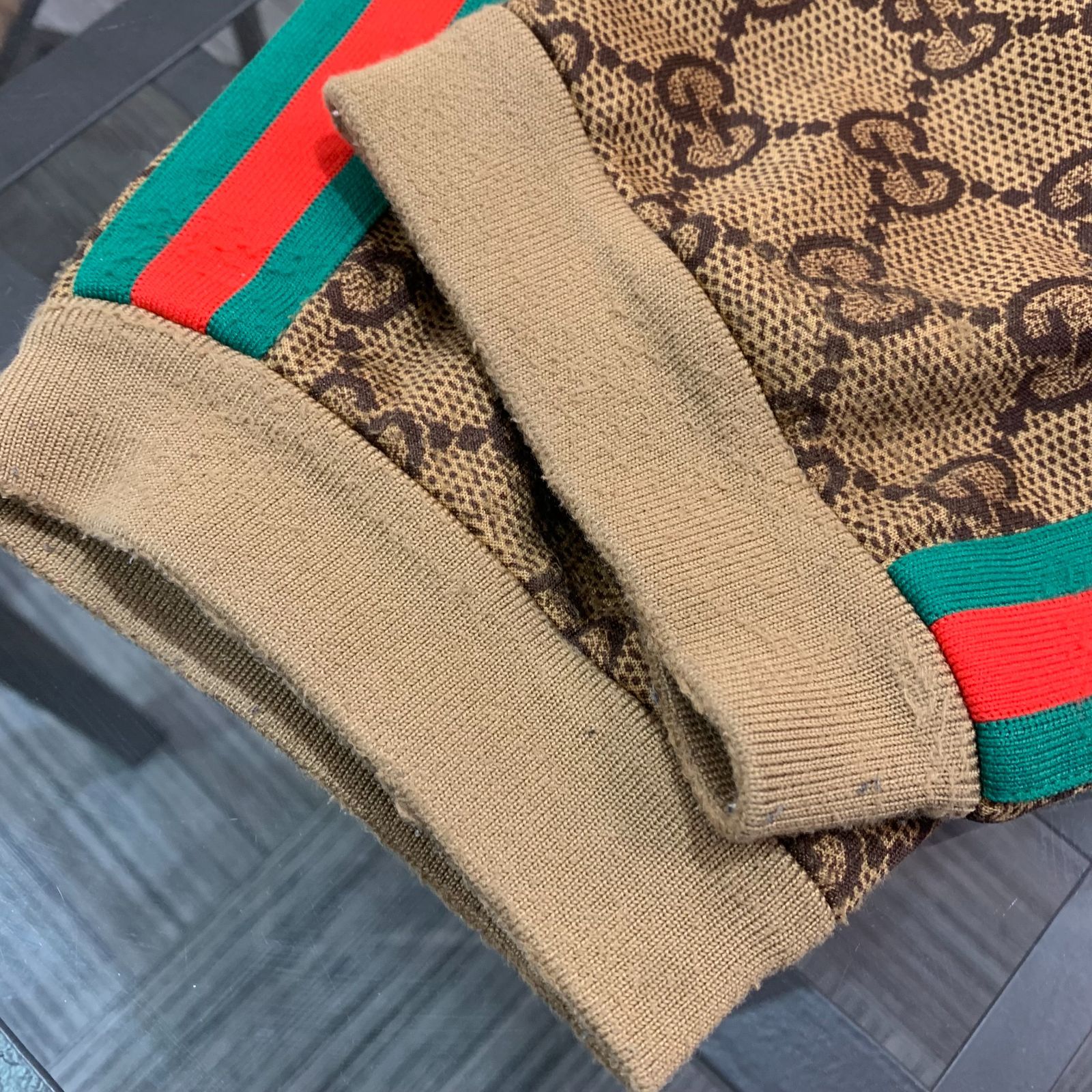 GUCCI グッチ18AW 523489 X9V35 GGテクニカルジャージジョギング